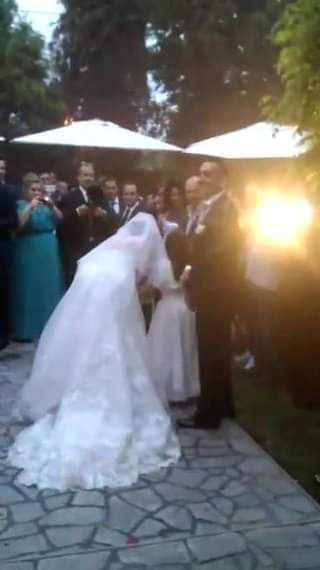 Miro e Alessandra oggi sposi