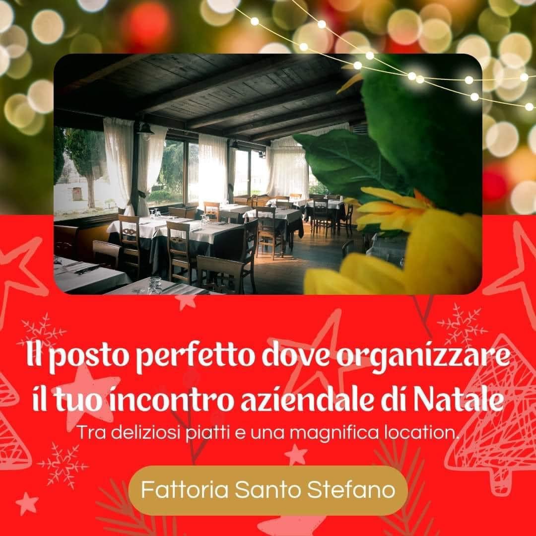 Non trovi un luogo ideale per le tue pranzi/cene aziendali? Fattoria Santo Stefa…
