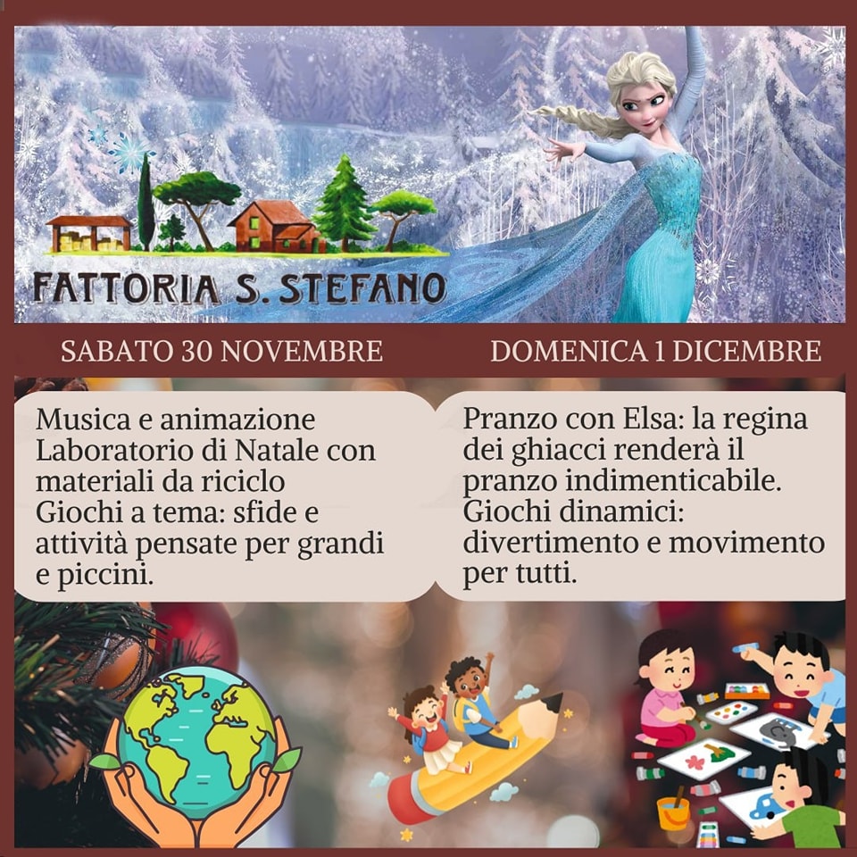 Un fine settimana speciale, dove la magia del Natale incontrerà il divertimento …